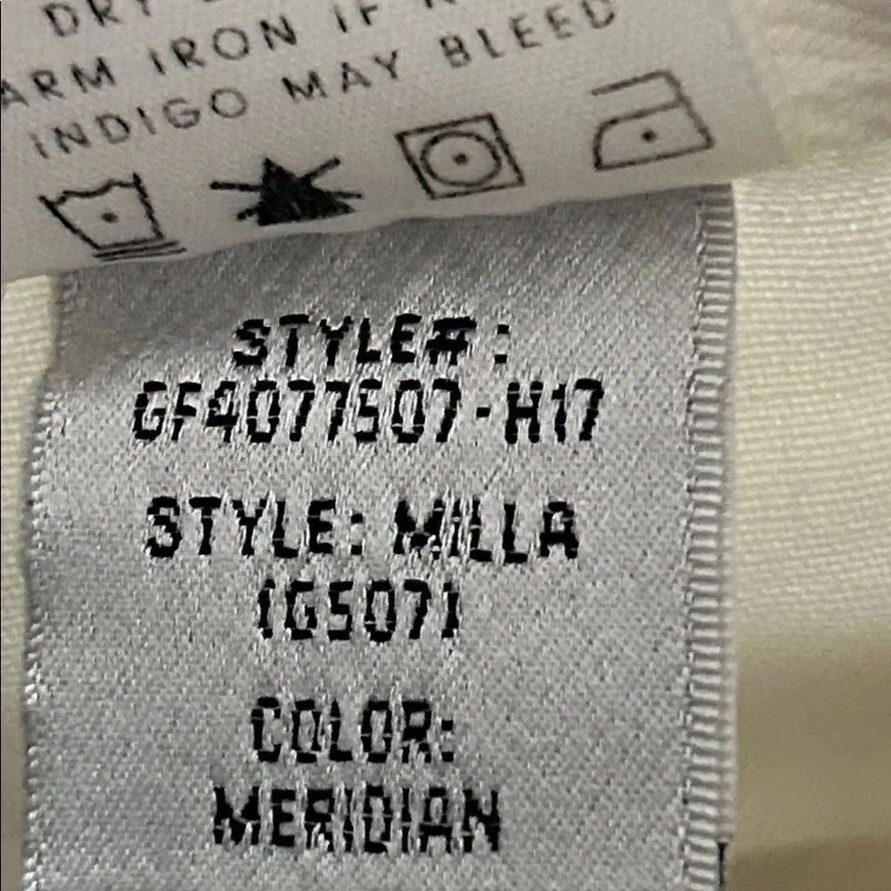 GRLFRND milla Off-White Denim Skirt side 28